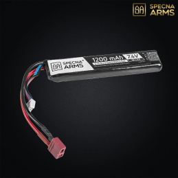 Specna Arms - Batterie Li-Po 7,4v 1200mAh 15/30C C, 1 stick, dean - SPE-06-024604