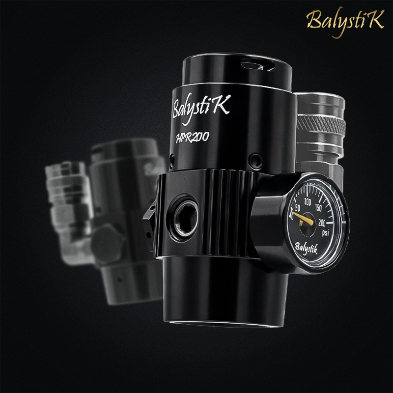 Balystik - Régulateur HPR200 version US, black OPS pour HPA - BA-HPR200BK-US