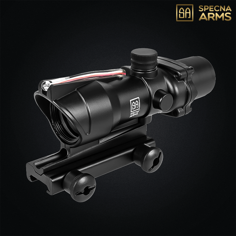 Specna Arms - Lunette de Visée 4x32 ACOG, Red Fiber, CORE™ - SPE-10-041893