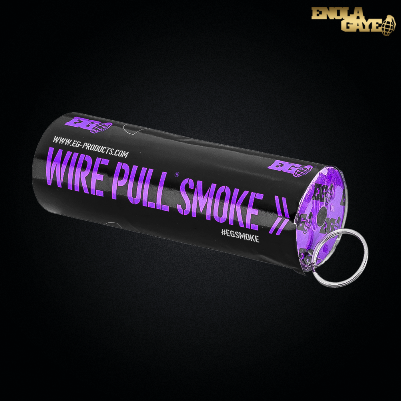 Enola Gaye - Fumigène "Wire Pull" avec goupille, violet
