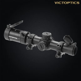 VictOptics by VectorOptics - Lunette de visée S6 1-6x24 avec point rouge et vert - OPSL22