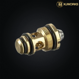 Valve d'éjection de gaz d'origine KJ Works pour chargeur CZ P-09 GBB.