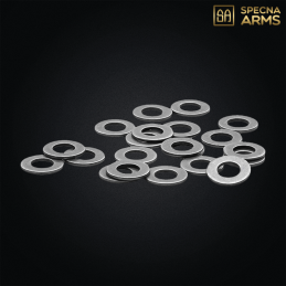 Rondelles de calage en acier Specna Arms SPE-08-023674 pour gearbox airsoft AEG
