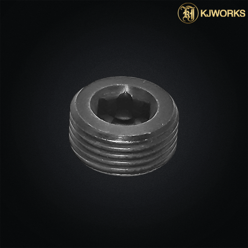 Ecrou de serrage de chargeur CO2 pour réplique GBB KP-13 KJ Works.