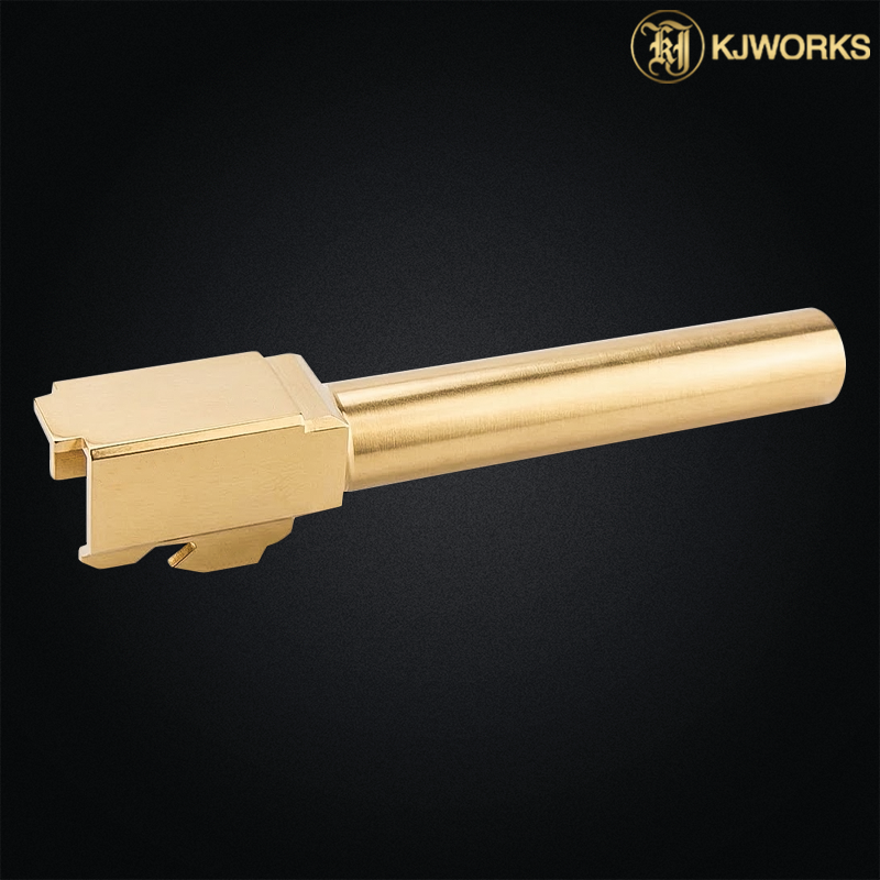 Canon externe couleur or pour réplique d'airsoft GBB KJW KP-13, KP-13C et KP-13F.
