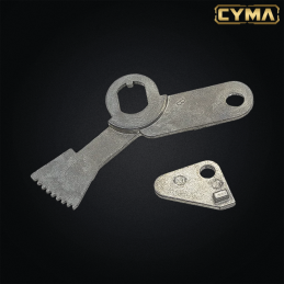 Ensemble leviers métalliques internes de sélecteur de tir pour gearbox V3 AK Cyma
