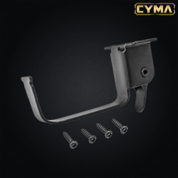 Pontet avec levier de verouillage de chargeur et vis pour replique airsoft AK Cyma