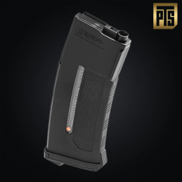 Chargeur mid-cap polymer EPM1 250 billes AR15 M4 AEG PTS Syndicate Noir