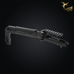 Crosse tactique rétractable pour réplique airsoft AAP-01 AAP-01C Action Army