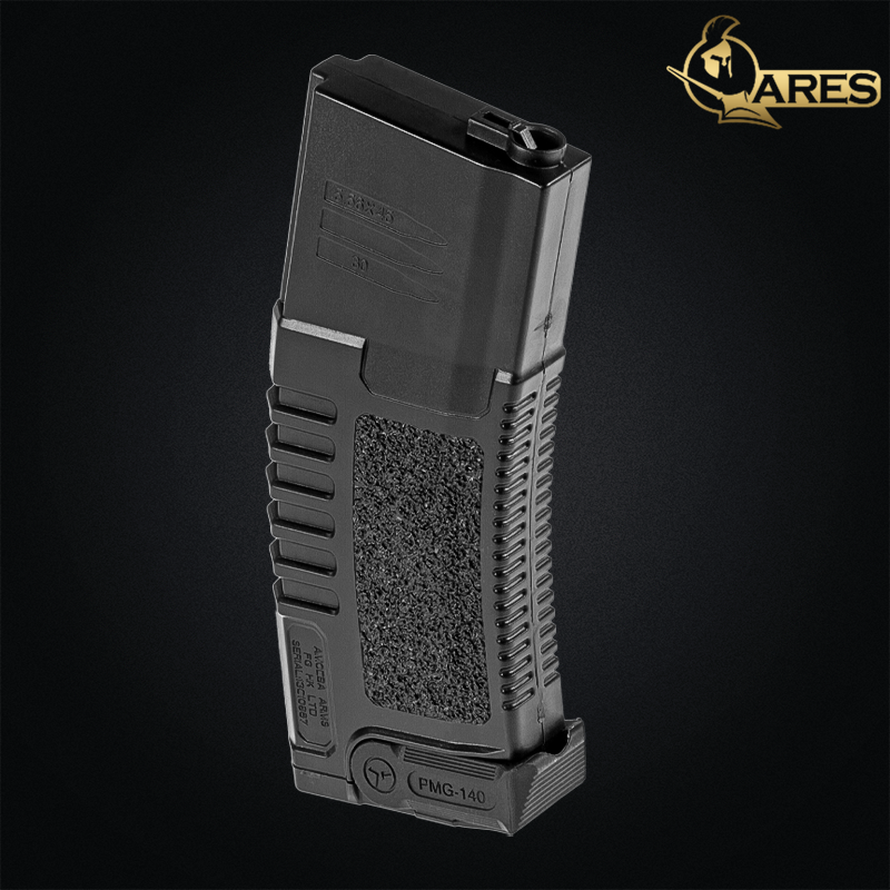 Chargeur Mid-cap noir 140 billes S-Class pour M4 AEG Ares / Amoeba