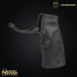 Poignée pistolet ergonomique D-Style sous licence EMG pour réplique airsoft AR15 / M4 GBBR Golden Eagle