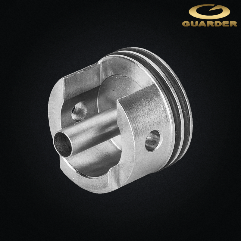Tête de cylindre en acier inoxydable version 3 Guarder GE-04-11 pour gearbox AEG airsoft.