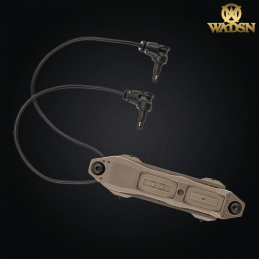 Contacteur déporte double TAPS FDE WADSN pour lampe et laser d'airsoft