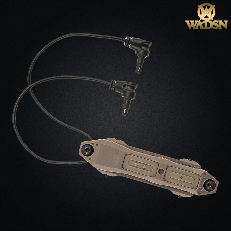 Contacteur déporte double TAPS FDE WADSN pour lampe et laser d'airsoft