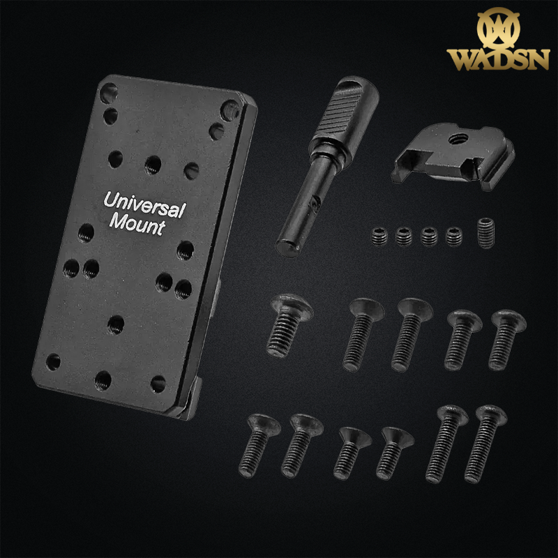 Embase de montage universelle multi-empreintes pour point rouge sur culasse Glock WADSN