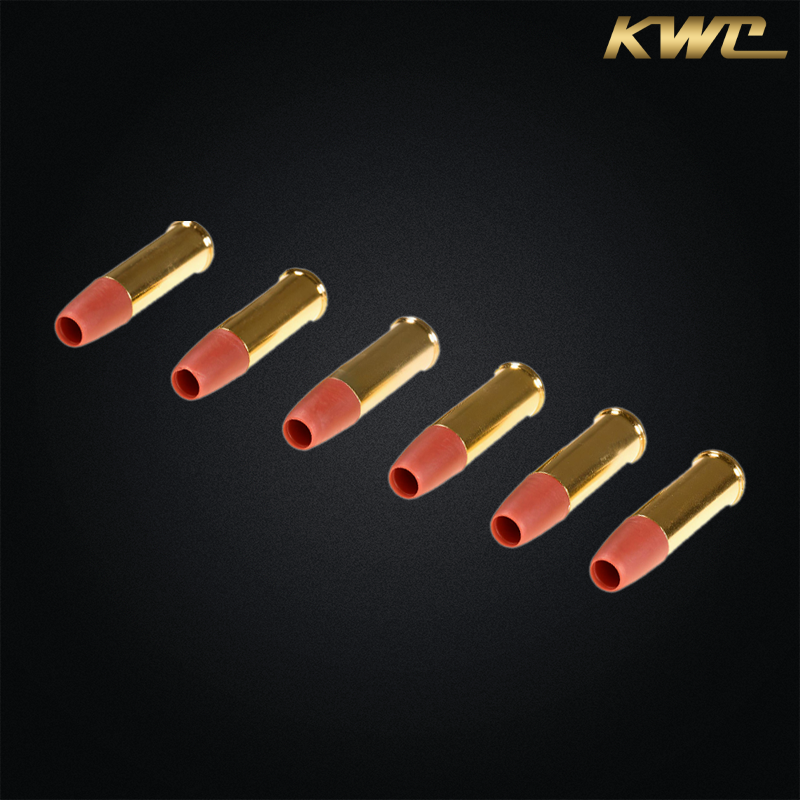KWC - Lot de 6 Douilles pour Revolver Python MODEL 357 Co2