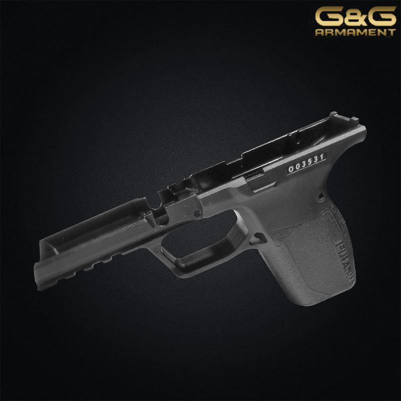 Châssis / Poignée Pistolet (Frame) pour GBB Piranha MK1 G&G Armament