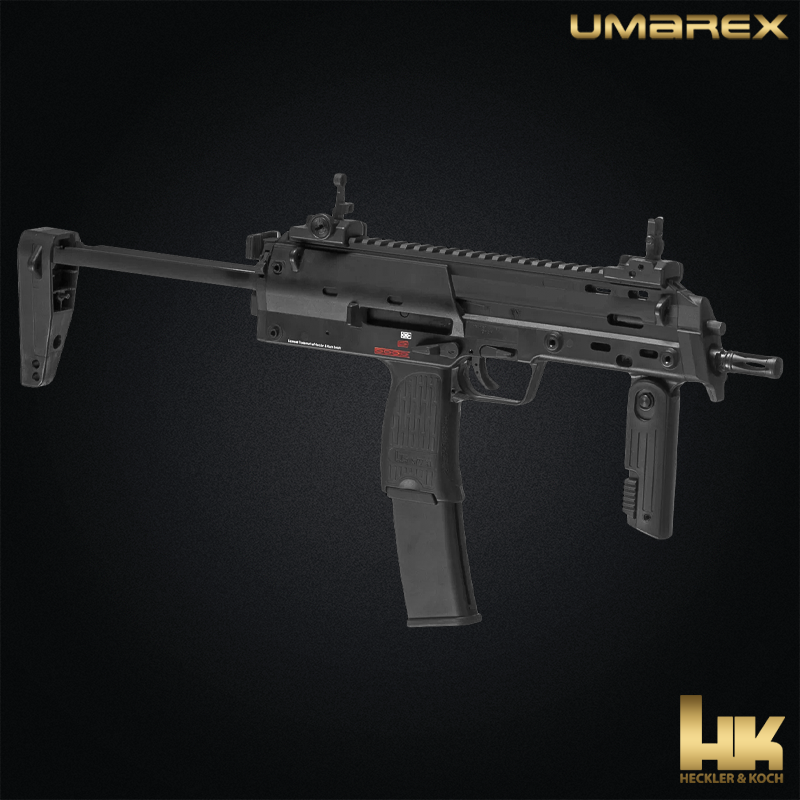 Replique submachine gun HK MP7 A1 GBBR gaz noire Umarex VFC licence officielle Heckler Koch