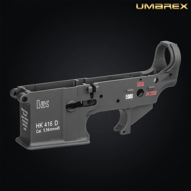 Corps inferieur (Lower Receiver) avec logo HK pour GBBR HK416 A5 Gen3 Umarex VFC