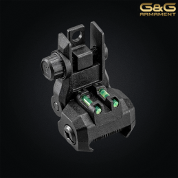 Mire arrière rabattable (rear sight) d'origine G&G LevAR Series airsoft