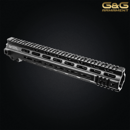 Garde-mains 15 pouces M-LOK (handguard) d'origine G&G LevAR 15 airsoft