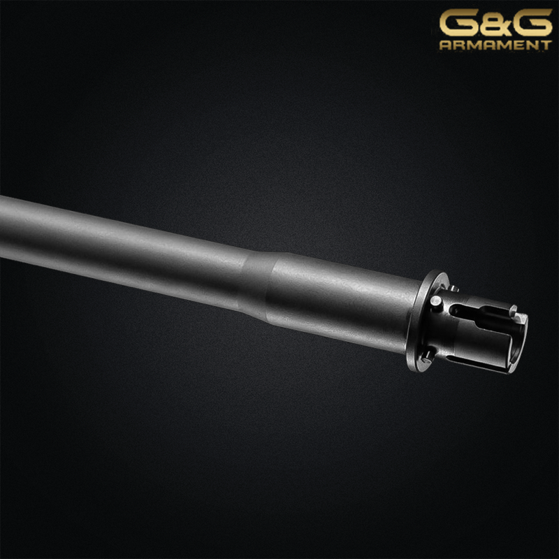 Canon externe 420 mm (outer barrel) d'origine G&G LevAR 15 airsoft